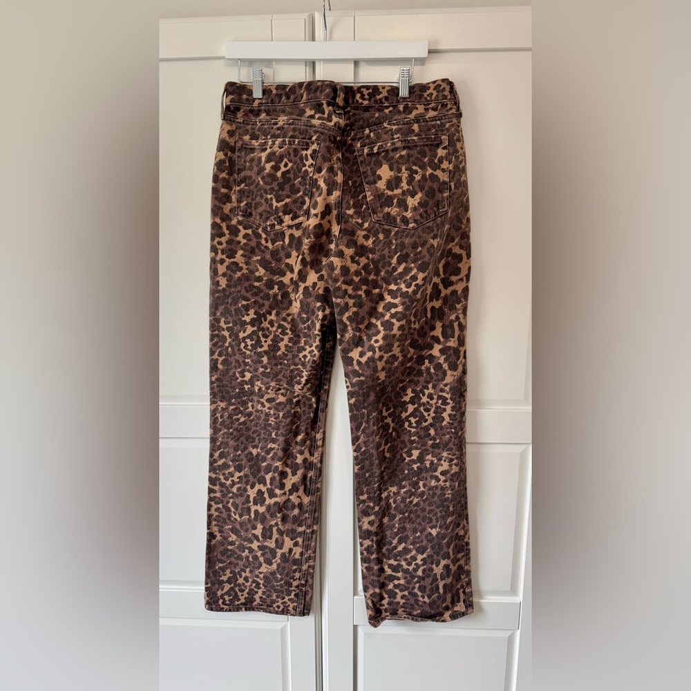 Abercrombie & Fitch Baggy Low Rise Leopard Print Jeans Size:29 - Picture 8 of 10